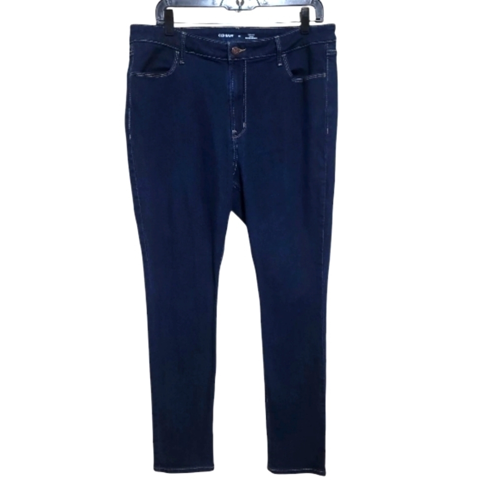 Old Navy Women's Blue Denim High Rise Skinny Jeans Size 16